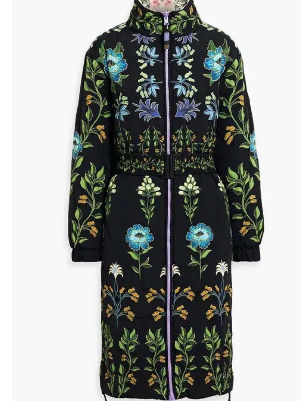 ⭐️NWT Farm Rio Black Winter Garden Reversible Puffer Coat⭐️ - Picture 2 of 14